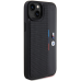 BMW BMHCP15S23PUPVK iPhone 15 | 14 | 13 6.1" czarny|black hardcase Perforated Tricolor Line