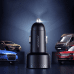 Car charger with voltmeter 53W (USB C, USB) Joyroom JR-CCD01 black