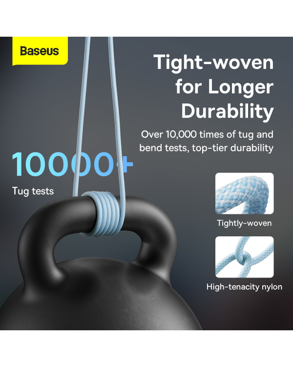 Кабель USB Baseus Dynamic Series - USB Type C 100W 1m синий (CALD000603)