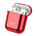 Baseus Shining Hook Силиконовый чехол для наушников Apple Airpods 1 / 2 красный