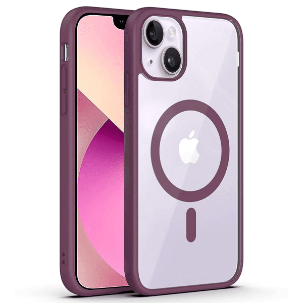 Fusion MagSafe Matt силиконовый чехол для Apple iPhone 15 Pro Max Красное вино