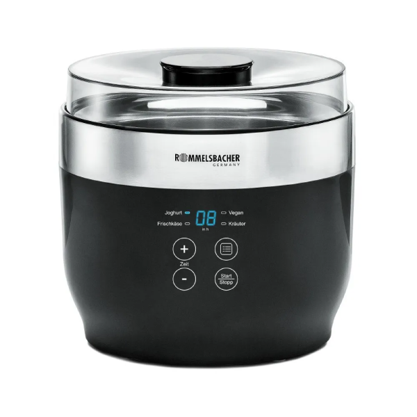 Rommelsbacher Yogurt Cream Cheese Maker black silver JG 80 (JG 80) Rommelsbacher Yogurt Cream Cheese Maker black silver JG 80 (JG 80)