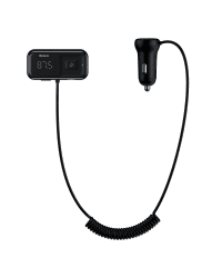 Baseus T typed S-16 wireless MP3 car charger Black