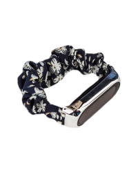Ремешок для часов Fusion Cloth для Xiaomi Mi Band 3 / 4 / 5 / 6 синий