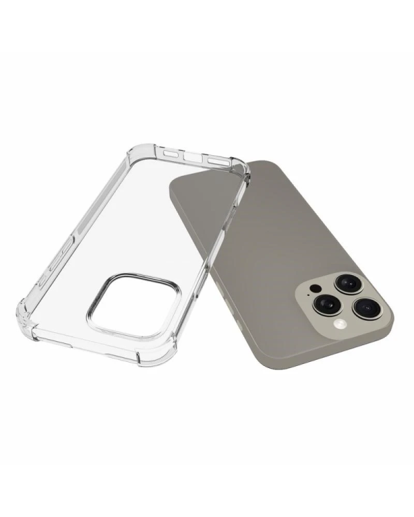 Anti shock силиконовый чехол Fusion 1.5 мм для Apple iPhone 16 Pro прозрачный