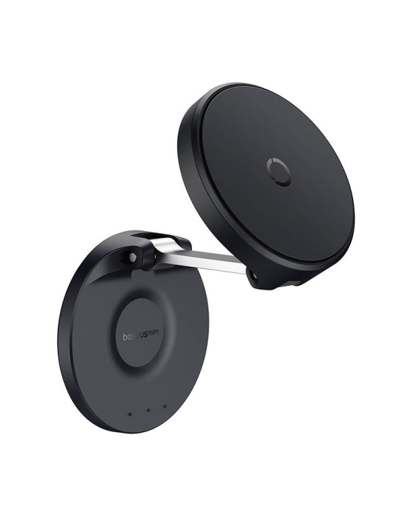 Magnetic Desktop Phone Stand Baseus MagPro self-adhesive (black)