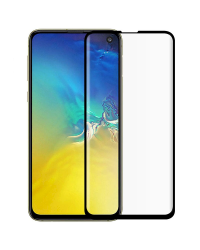 Fusion Full Glue 5D Tempered Glass Защитное стекло для экрана Samsung G970 Galaxy S10e Черное