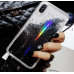 Fusion Fun Liquid Back Case Прочный Силиконовый чехол для Apple iPhone 7 / 8 / SE 2020 Прозрачный - Черный