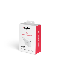 Зарядное устройство Fusion Energy USB-C | USB-A | 45 Вт | 3A белый
