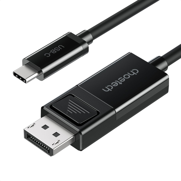 Обложка книги «Choetech XP-1803 C TO DP & DP TO C 8k Bi-directional Adapter Cable 1.8M Black»