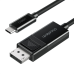 Обложка книги «Choetech XP-1803 C TO DP & DP TO C 8k Bi-directional Adapter Cable 1.8M Black»