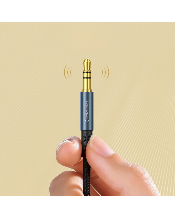 Дополнительное изображение книги «Joyroom stereo audio AUX cable 3,5 mm mini jack 2 m black (SY-20A1)»