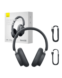Baseus Bowie D05 Wireless headphones Bluetooth 5.3, ANC (grey)