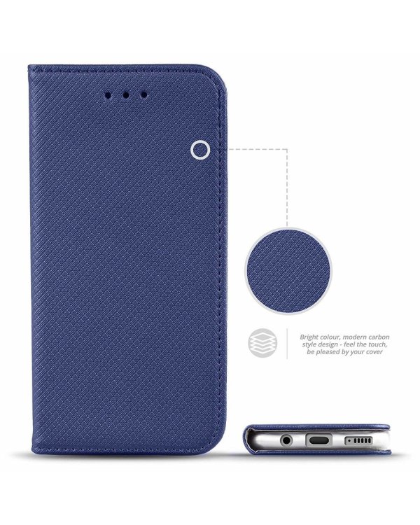 Fusion Magnet Case Книжка чехол для Huawei P Smart 2021 синий