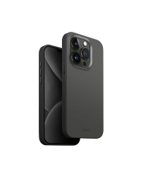 UNIQ etui Lyden DS iPhone 15 Pro 6.1" Magclick Charging szaro-czarny|charcoal grey-black