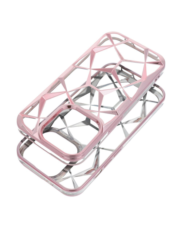 Fusion Twinki Силиконовый чехол для Apple iPhone 16 розовый
