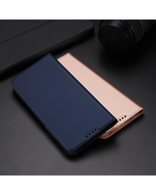 Dux Ducis Skin Pro Case for Xiaomi Poco C40 Flip Card Wallet Stand Gold