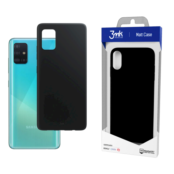 Обложка книги «Samsung Galaxy A51 4G - 3mk Matt Case black»