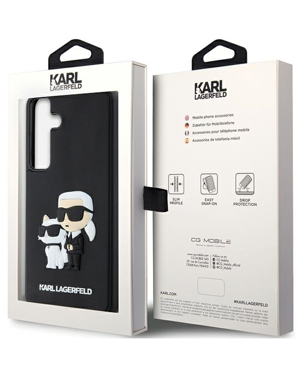 Дополнительное изображение книги «Original Pouch KARL LAGERFELD  hardcase 3D Rubber Karl&Choupette KLHCS24S3DRKCNK for Samsung Galaxy S24  black»