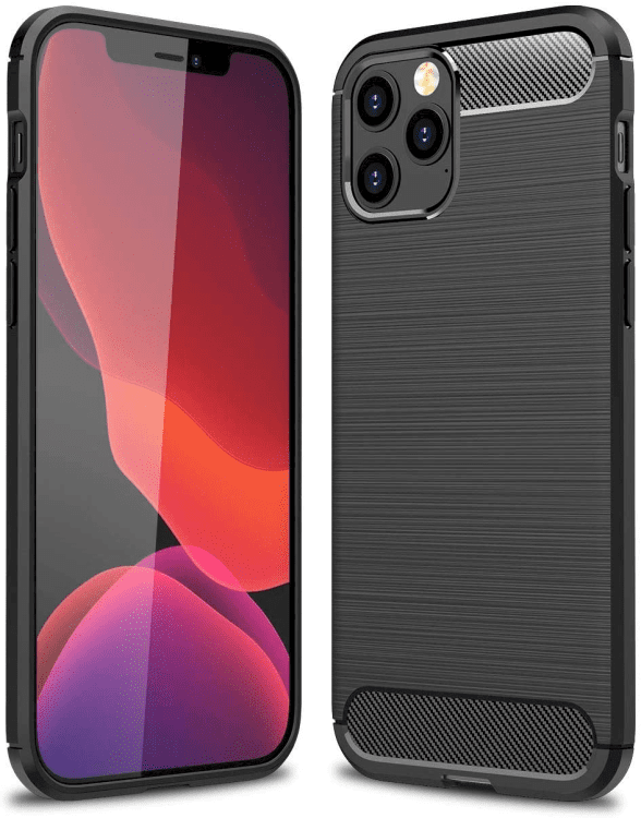 Fusion Trust Back Case Силиконовый чехол для Apple iPhone 12 Pro Max Черный