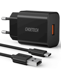 Choetech Quick Charge 3.0 Quick Charge 3.0 18W 3A USB Wall Charger Black (Q5003)