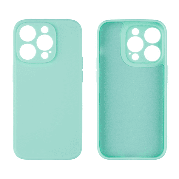 Матовый TPU чехол OBAL:ME для Apple iPhone 15 Pro бирюзовый