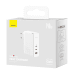Baseus GaN5 Pro wall charger 2xUSB-C + USB, 140W (white)