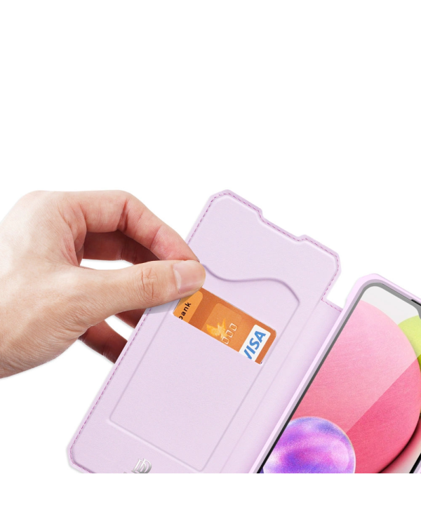 DUX DUCIS Skin X Bookcase type case for Samsung Galaxy A03s pink