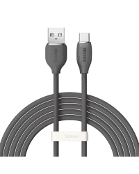 Baseus cable, USB cable - USB Type C 100W length 2 m Jelly Liquid Silica Gel - black