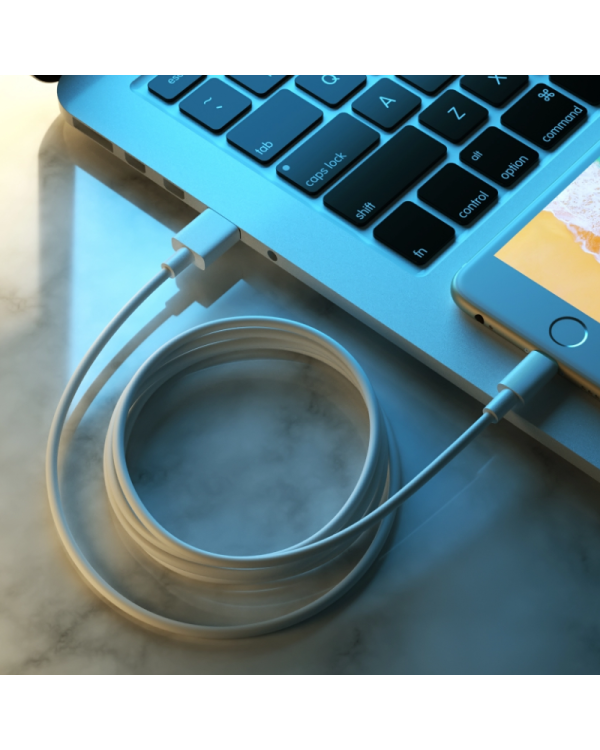 Кабель EGA D1 Lightning для iPhone | iPad 1 м белый