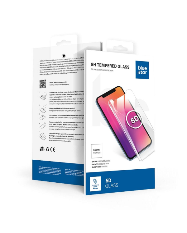 Blue Star 5D защитное стекло для экрана Samsung A057 Galaxy A05S черное