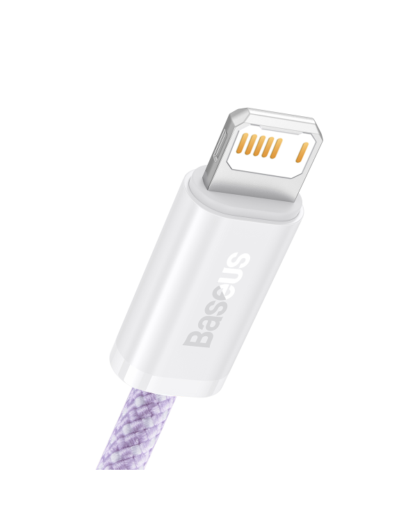 Дополнительное изображение книги «Baseus Динамический кабель USB - Lightning, 2.4A, 2м (фиолетовый)»