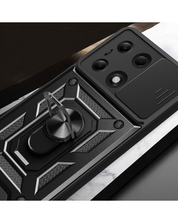 TECH-PROTECT CAMSHIELD PRO XIAOMI REDMI NOTE 13 PRO 5G | POCO X6 5G ЧЕРНЫЙ