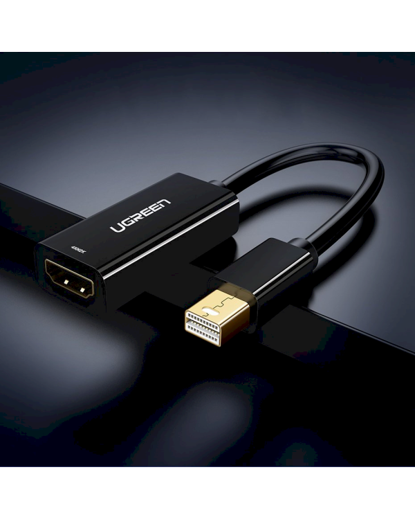 Ugreen FHD (1080p) HDMI (female) - Mini DisplayPort (male - Thunderbolt 2.0) adapter cable white (MD112 10460)
