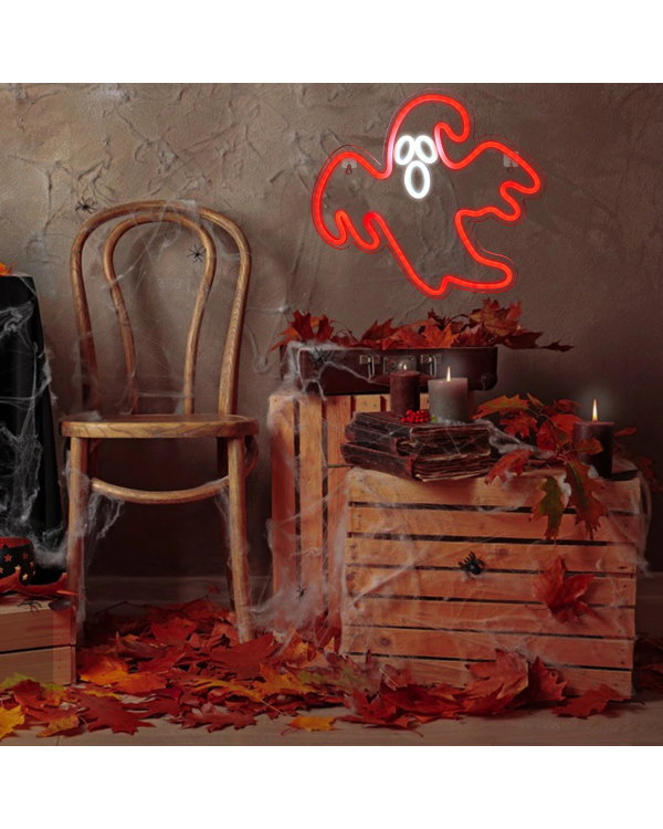 Неон PLEXI LED SCAARY GHOST красный NNE15 Neolia