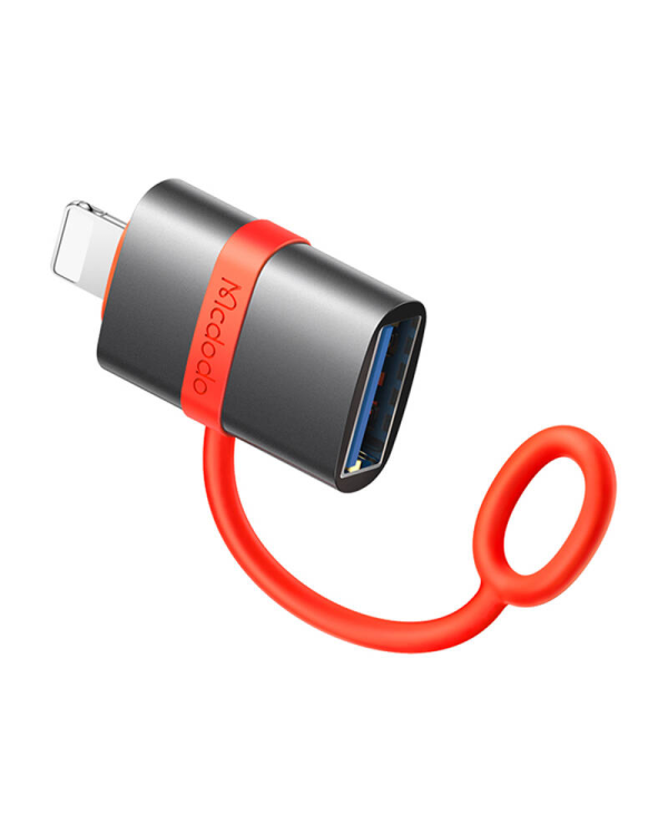 McDodo OT-3810 Переходник с USB-A на Lightning (черный)