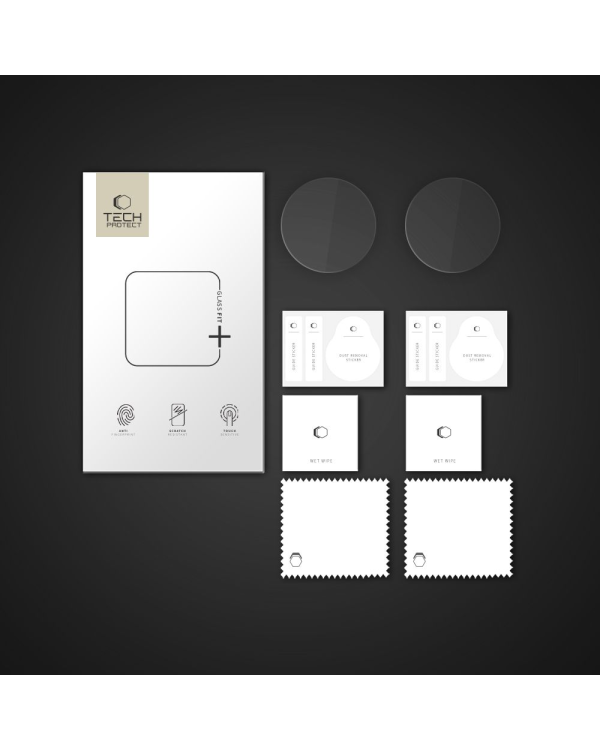 SZKŁO HARTOWANE TECH-PROTECT GLASS FIT+ 2-PACK GARMIN FENIX 8 (51 MM) CLEAR
