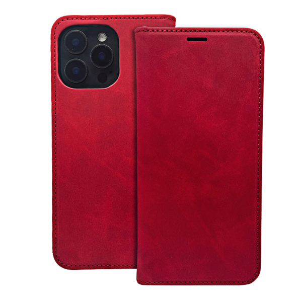 Чехол-книжка Fusion Smart Suede для Samsung A556 Galaxy A55 5G красный