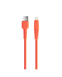 Кабель Setty USB - Lightning 1,5 м 2,1A KSA-L-1.5210 оранжевый