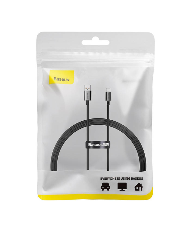 Кабель USB do USB-C Baseus Superior100W 1м (черный)