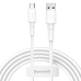 Baseus Mini CATSW-02 USB-C Провод для Зарядки 3A / Fast Charge / 100 cm Белый
