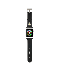 Karl Lagerfeld Karl Head Watch Strap for Apple Watch 38/40mm Black