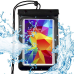 Universal Waterproof Case Pouch Dry Bag for Phone or Tablet up to 8" black