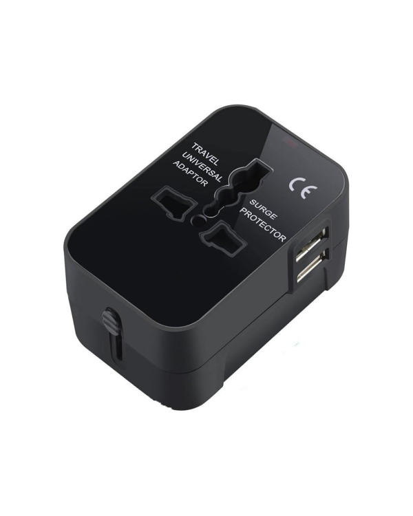 Адаптер зарядного устройства Fusion Великобритания | США | AU | CH | EU | USB 2.1A | (220 В) черный