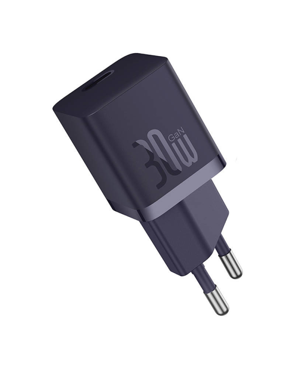 Мини настенное зарядное устройство Baseus GaN5 30W (фиолетовый)