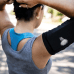 Elastic fabric armband armband for running fitness S black