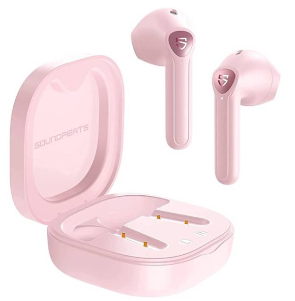Soundpeats TrueAir 2 earphones (pink)