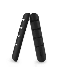Ugreen 2x self-adhesive 4 cables organizer black (30762)