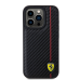 Дополнительное изображение книги «Ferrari PU Leather Carbon Vertical Red Line Case for iPhone 15 Pro Black»