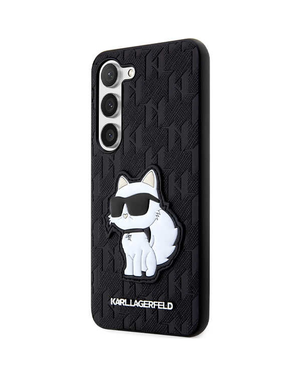 Дополнительное изображение книги «Karl Lagerfeld KLHCS23SSAKLHCPK S23 S911 hardcase czarny|black Saffiano Monogram Choupette»